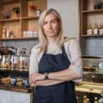 Cafe owner headshot for Google review